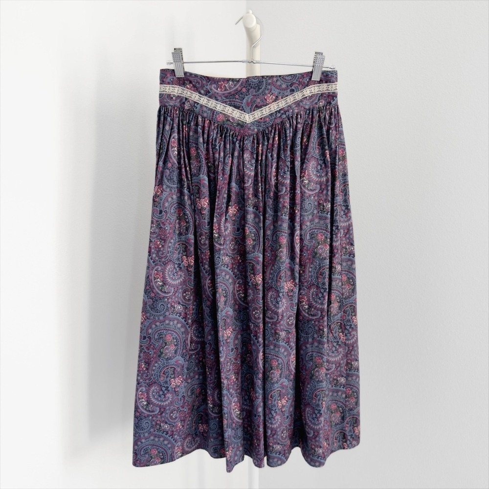 VTG Gunne Sax Jessica McClintock Prairie Skirt Size 9